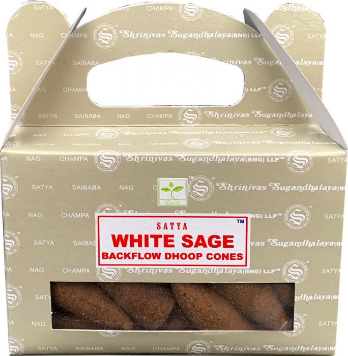 Cônes Backflow Satya Sauge Blanche