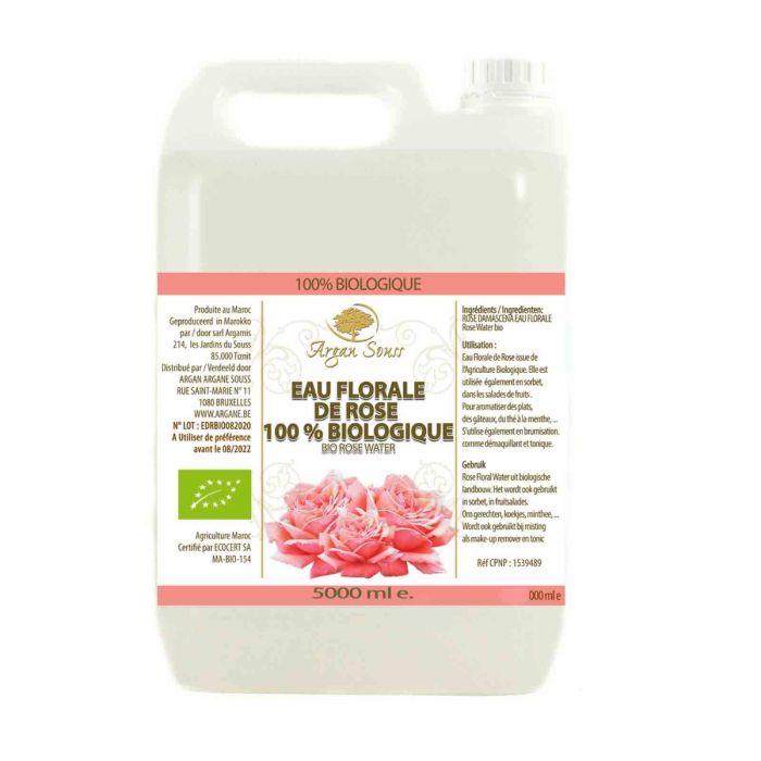 EAU FLORALE DE ROSE 100% BIO 5000 ML