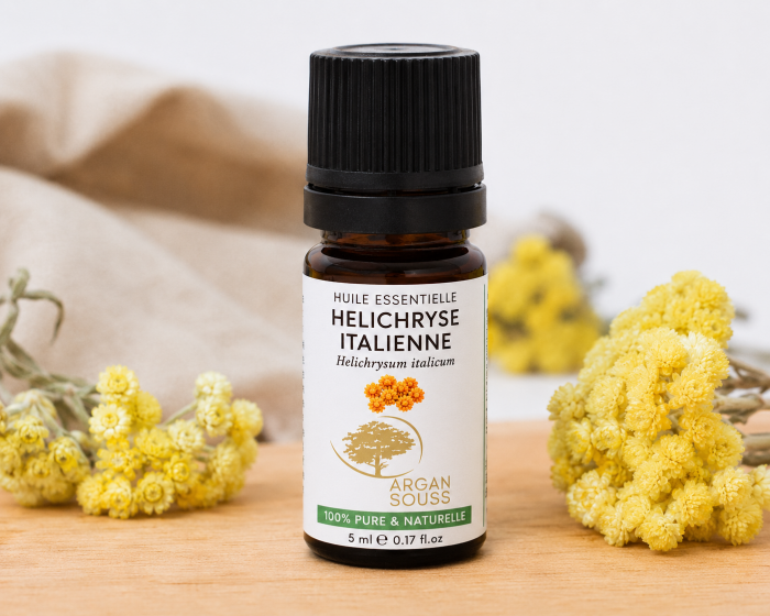 Huile Essentielle d’Hélichryse Italienne BIO (Immortelle) 5 ml – Helichrysum Italicum