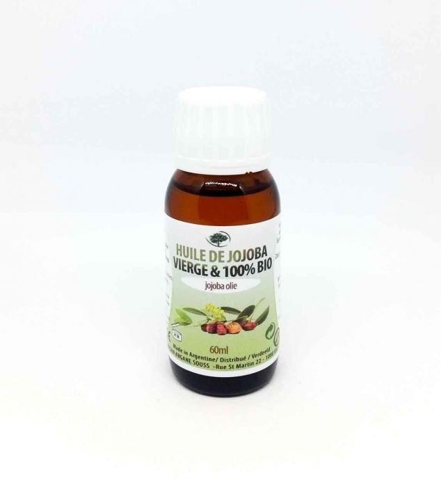 Huile Végétale de Jojoba vierge BIO 60 ML