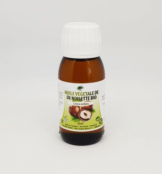 Huile végétale de noisette bio 60ml