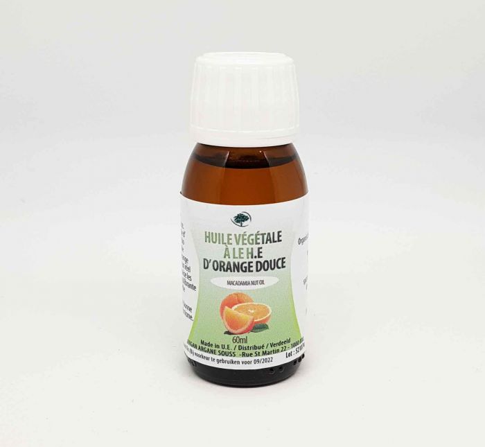 HUILE VEGETALE A L' Huile Essentielle D' ORANGE 60ML