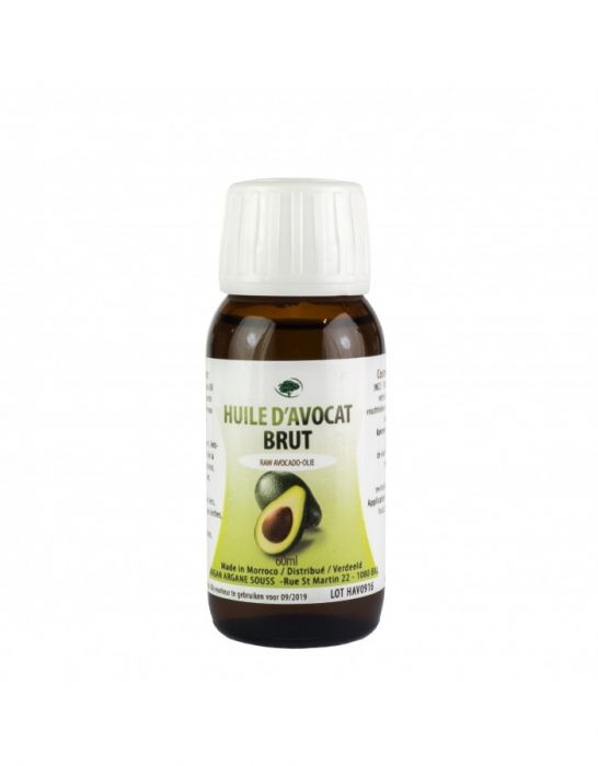 HUILE VEGETALE VIERGE D' AVOCAT BIO 60ML