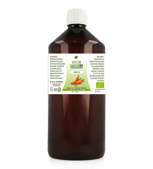 HUILE DE CAROTTE BIO 1000 ML 