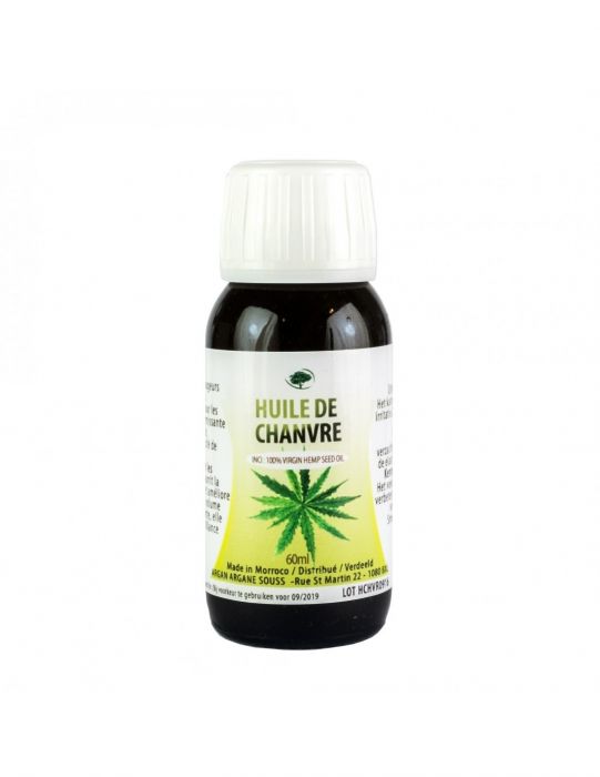 Huile végétale de Chanvre Bio 60ml
