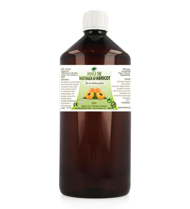 HUILE VEGETALE DE NOYAU D'ABRICOT VIERGE BIOLOGIQUE 60ML