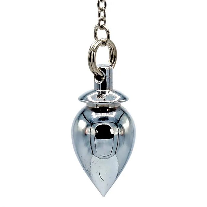 Pendule en laiton chromé