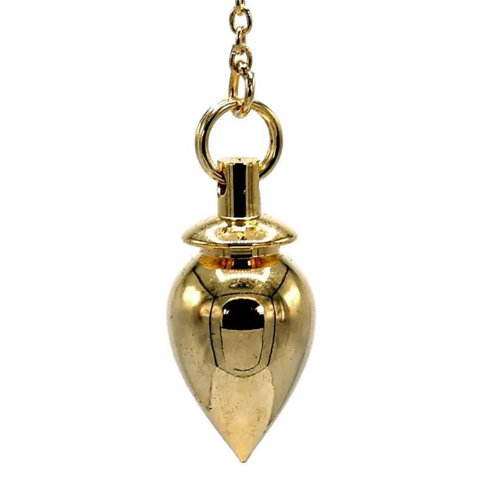 Pendule en laiton plaqué or