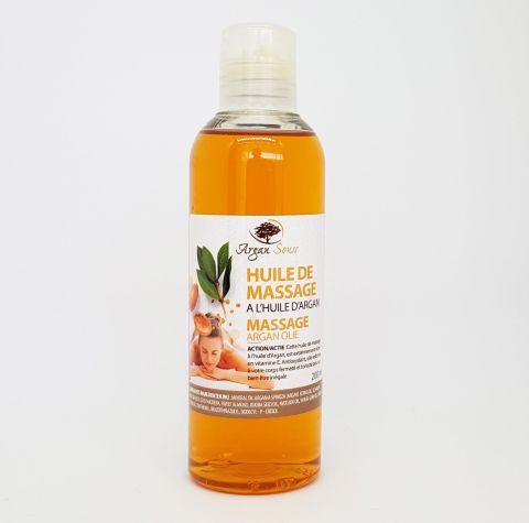 huile de massage argan argane souss 200 ml