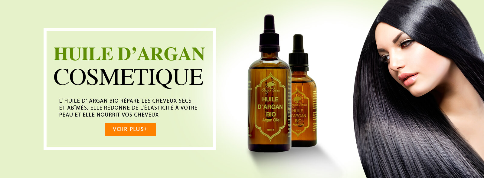 Huile d'Argan Bio - Nouveauté - 100% pure et écologique - Visage - Cheveux  - Corps
